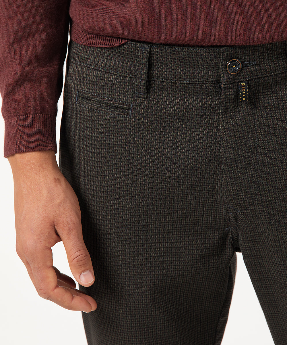 PIERRE CARDIN LYON Chino - Umber Checkstone - 33747 4793.75 von Pierre Cardin
