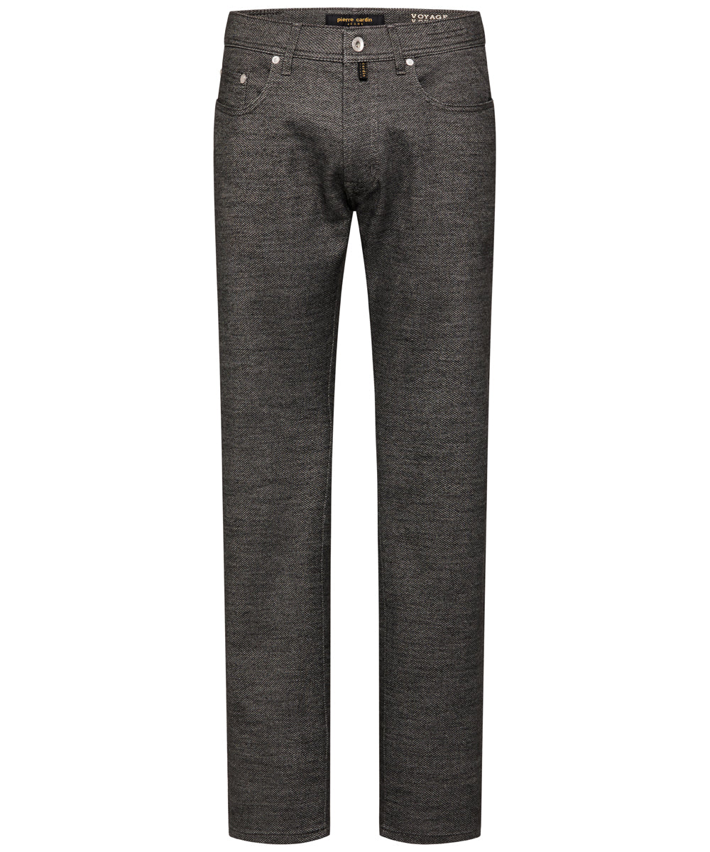 PIERRE CARDIN LYON Five Pocket - Charcoal Woven Espresso - 30917 4791.82