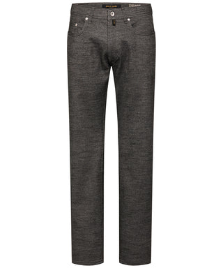 PIERRE CARDIN LYON Five Pocket - Charcoal Woven Espresso - 30917 4791.82