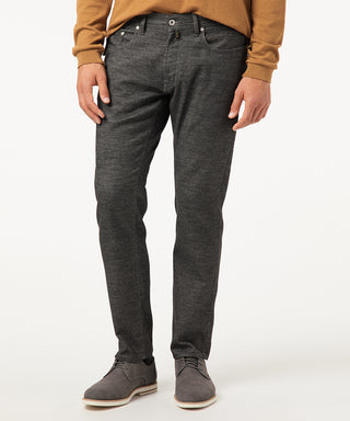 PIERRE CARDIN LYON Five Pocket - Charcoal Woven Espresso - 30917 4791.82