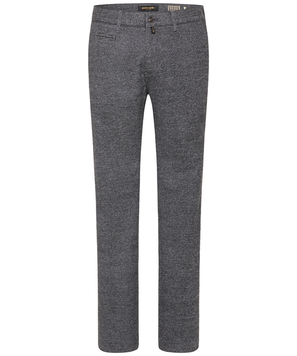 PIERRE CARDIN LYON Chino - Charcoal Grid Grey - 33747 4793.82
