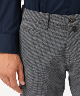 PIERRE CARDIN LYON Chino - Charcoal Grid Grey - 33747 4793.82