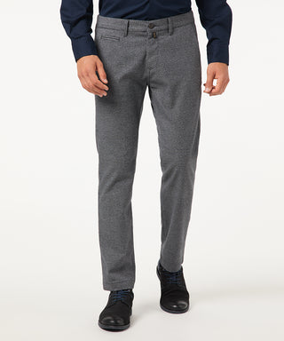 PIERRE CARDIN LYON Chino - Charcoal Grid Grey - 33747 4793.82