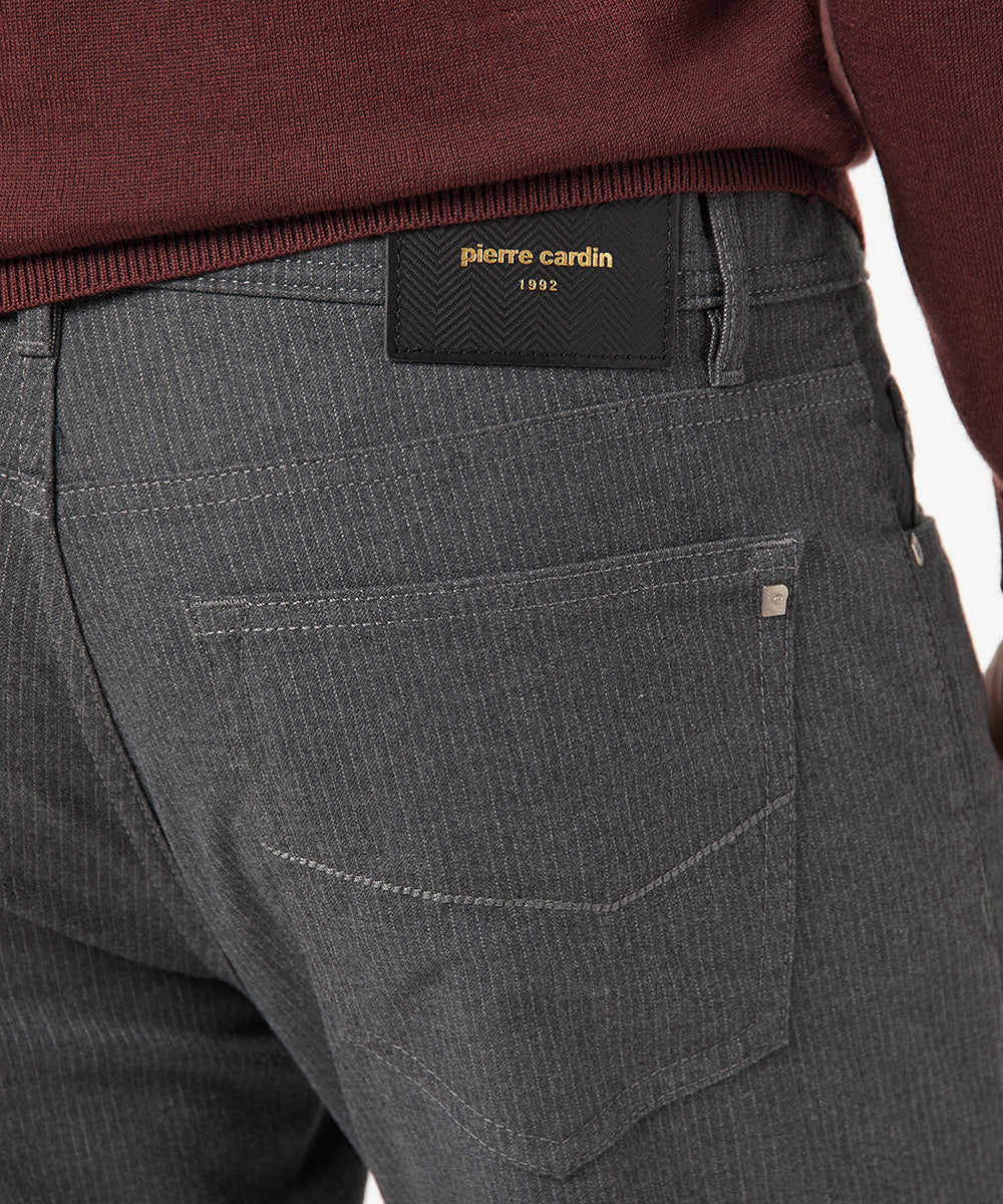 PIERRE CARDIN LYON Chino - Charcoal Pinstripe - 30917 4795.83 von Pierre Cardin