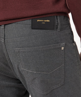 PIERRE CARDIN LYON Chino - Charcoal Pinstripe - 30917 4795.83
