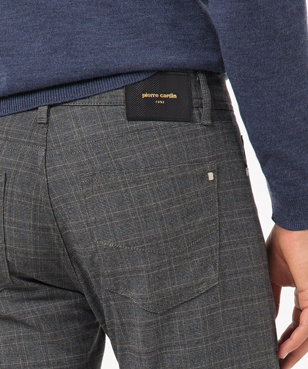 PIERRE CARDIN Lyon Five Pocket - Slate Grid Blue - 30917 4803.85 von Pierre Cardin