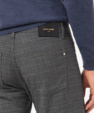 PIERRE CARDIN Lyon Five Pocket - Slate Grid Blue - 30917 4803.85