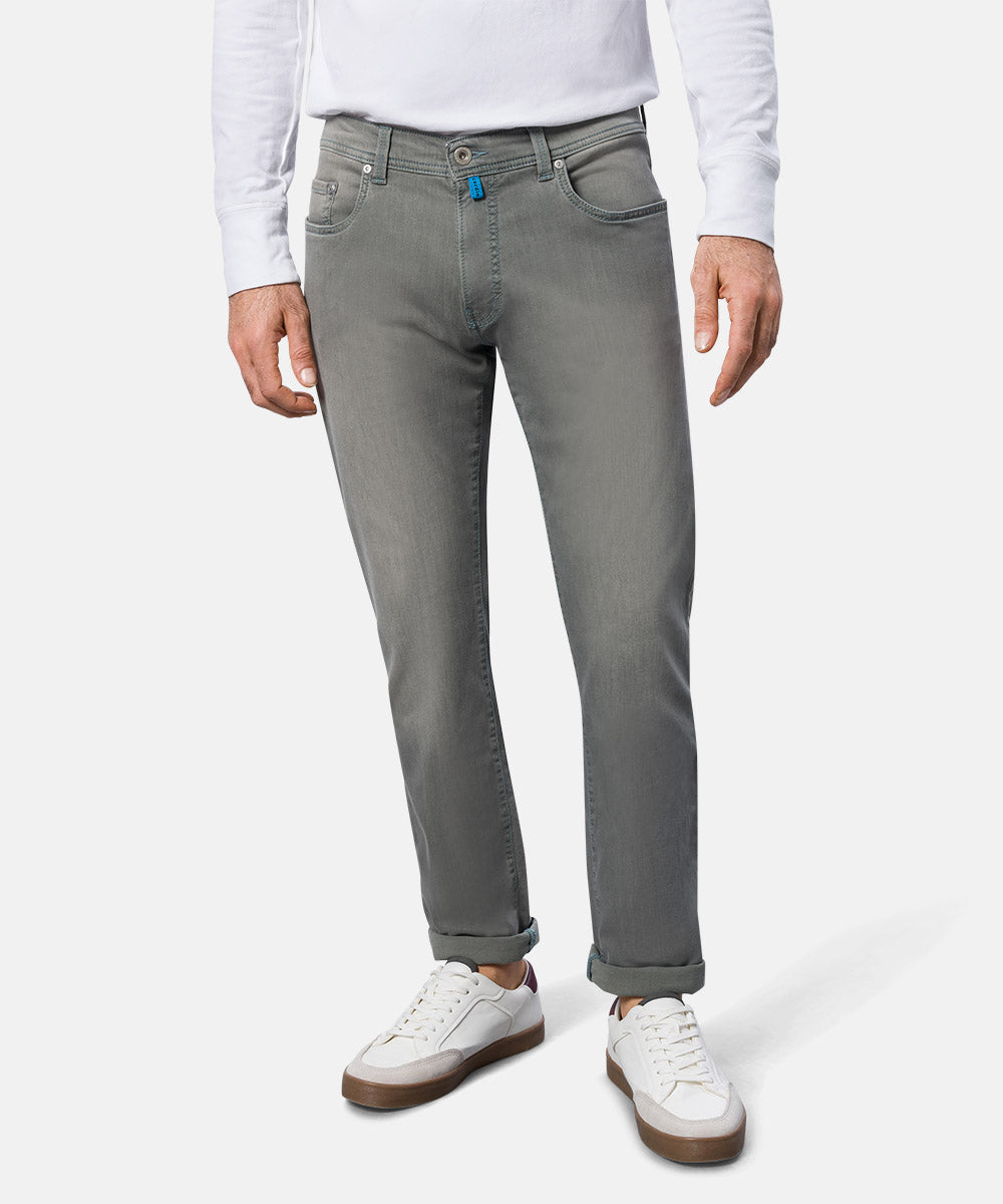 PIERRE CARDIN Lyon Tapered - Smoky Sage Denim - 34510 8028.5834