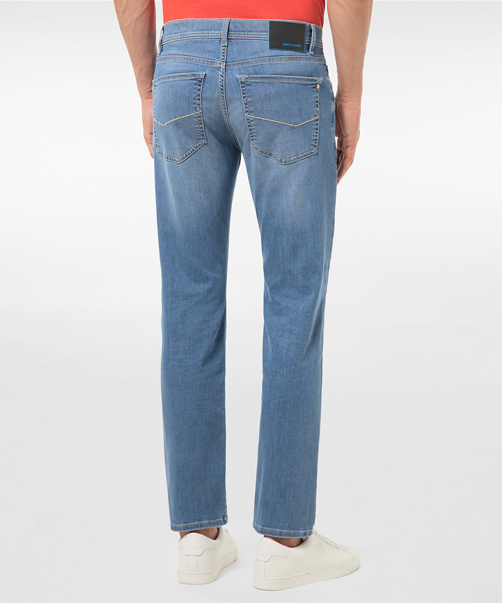 PIERRE CARDIN LYON Five-Pocket Jeans - Coastal Fog Blue - 30915 7713.02 von Pierre Cardin