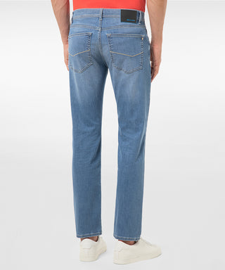 PIERRE CARDIN LYON Five-Pocket Jeans - Coastal Fog Blue - 30915 7713.02
