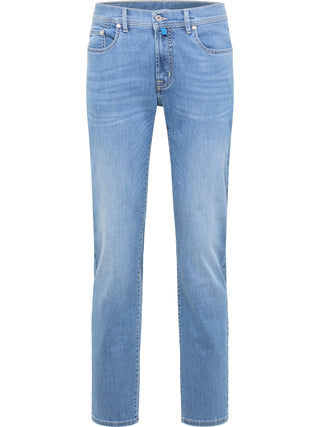 PIERRE CARDIN LYON Five-Pocket Jeans - Coastal Fog Blue - 30915 7713.02
