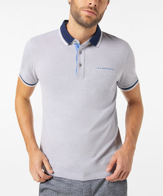 PIERRE CARDIN Poloshirt Bicolor - Silverstone Sky - 52124 1226.2500