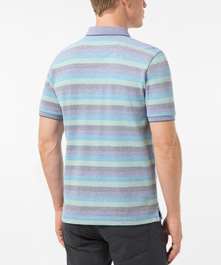PIERRE CARDIN Poloshirt Kentkragen Poloshirt - Glacier Breeze Stripe - 52384 11256.3100