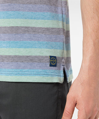 PIERRE CARDIN Poloshirt Kentkragen Poloshirt - Glacier Breeze Stripe - 52384 11256.3100