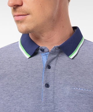 PIERRE CARDIN Delta Poloshirt Bicolor - Lavender Mist Green - 52124 1226.3104