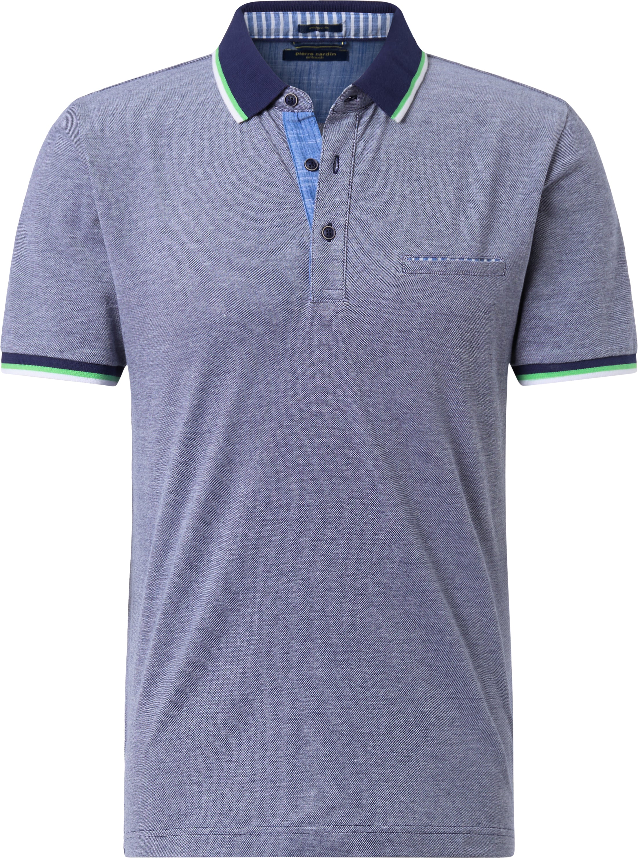 PIERRE CARDIN Delta Poloshirt Bicolor - Lavender Mist Green - 52124 1226.3104