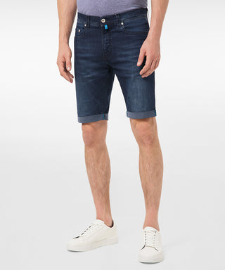 PIERRE CARDIN LYON Bermuda - Deep Cobalt Wash - 3852 8885.42