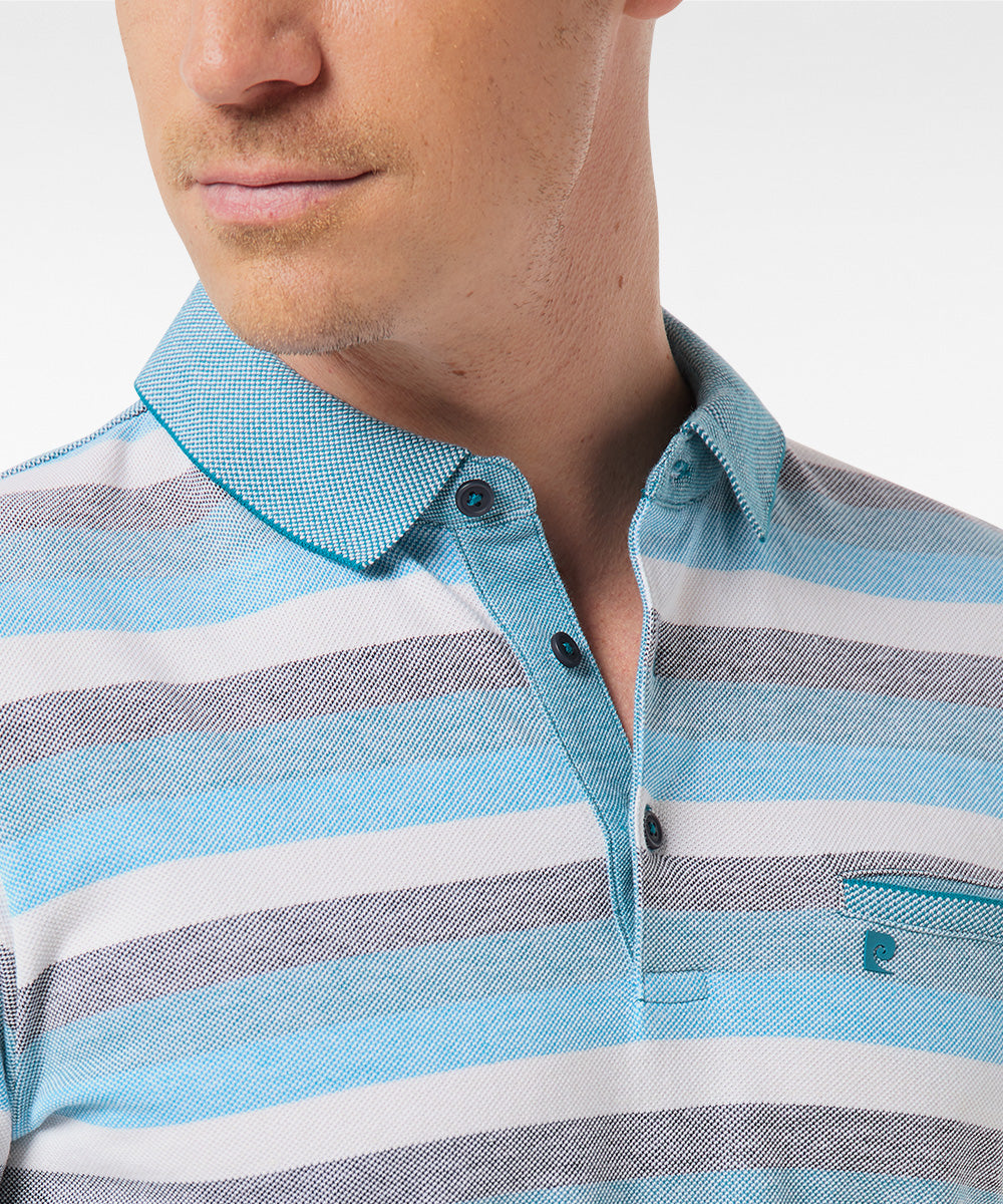 PIERRE CARDIN POL"OS"HIRT Kentkragen - Shoreline Breeze - 52384 11256.6608
