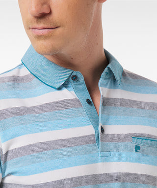 PIERRE CARDIN POL"OS"HIRT Kentkragen - Shoreline Breeze - 52384 11256.6608