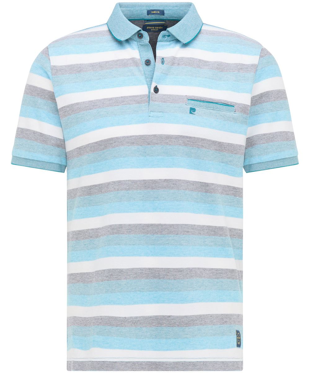 PIERRE CARDIN POL"OS"HIRT Kentkragen - Shoreline Breeze - 52384 11256.6608