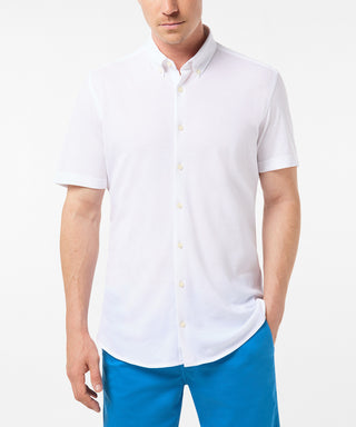 PIERRE CARDIN Slim Fit Hemd Kurzarm - Ivory Mist White - 3621 27460.9000