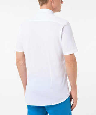 PIERRE CARDIN Slim Fit Hemd Kurzarm - Ivory Mist White - 3621 27460.9000
