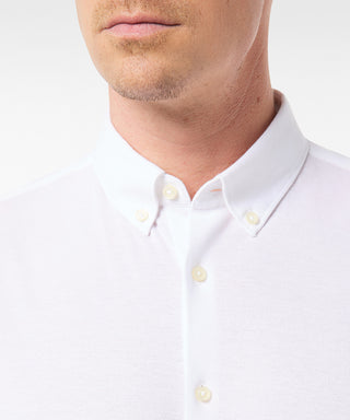 PIERRE CARDIN Slim Fit Hemd Kurzarm - Ivory Mist White - 3621 27460.9000