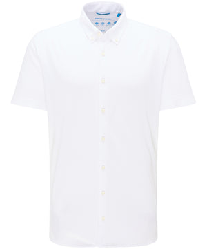 PIERRE CARDIN Slim Fit Hemd Kurzarm - Ivory Mist White - 3621 27460.9000