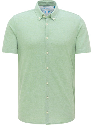 PIERRE CARDIN SLIM FIT Hemd Kurzarm - Seafoam Grove - 3621 27460.9034