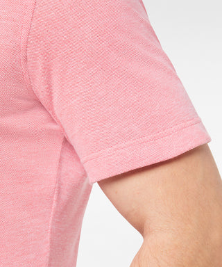 PIERRE CARDIN Slim Fit Kurzarm Hemd - Blush Linen Pink - 3621 27460.9077