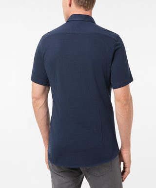PIERRE CARDIN Slim Fit Hemd Kurzarm - Midnight Navy Blue - 3621 27460.9081
