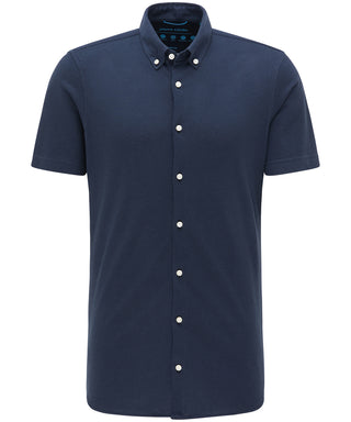 PIERRE CARDIN Slim Fit Hemd Kurzarm - Midnight Navy Blue - 3621 27460.9081