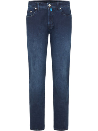 PIERRE CARDIN LYON Five Pocket - Stormy Indigo Wash - 3451 8820.03