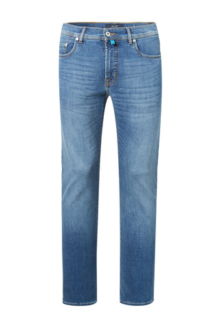 PIERRE CARDIN LYON Five Pocket - Dusty Indigo Wash - 30915 7719.03