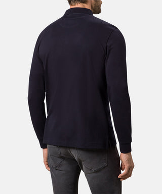PIERRE CARDIN Poloshirt Langarm - Midnight Navy - 53604 12315.3000