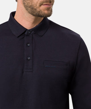 PIERRE CARDIN Poloshirt Langarm - Midnight Navy - 53604 12315.3000