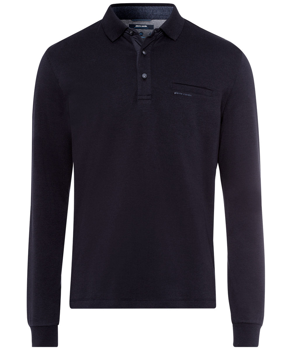 PIERRE CARDIN Poloshirt Langarm - Midnight Navy - 53604 12315.3000