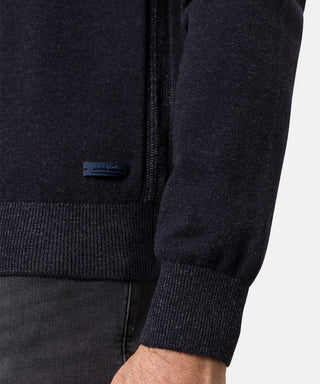 PIERRE CARDIN Strickjacke Stehkragen - Midnight Navy - 55309 12548.3000