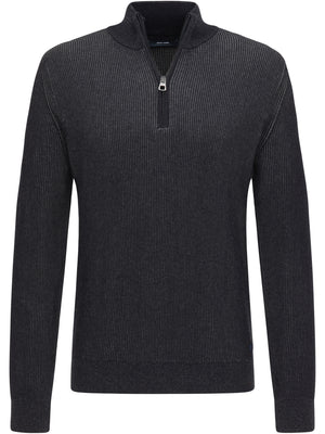 PIERRE CARDIN Travel Comfort Pullover/Longsleeve - Midnight Pinstripe - 55322 12549.3000