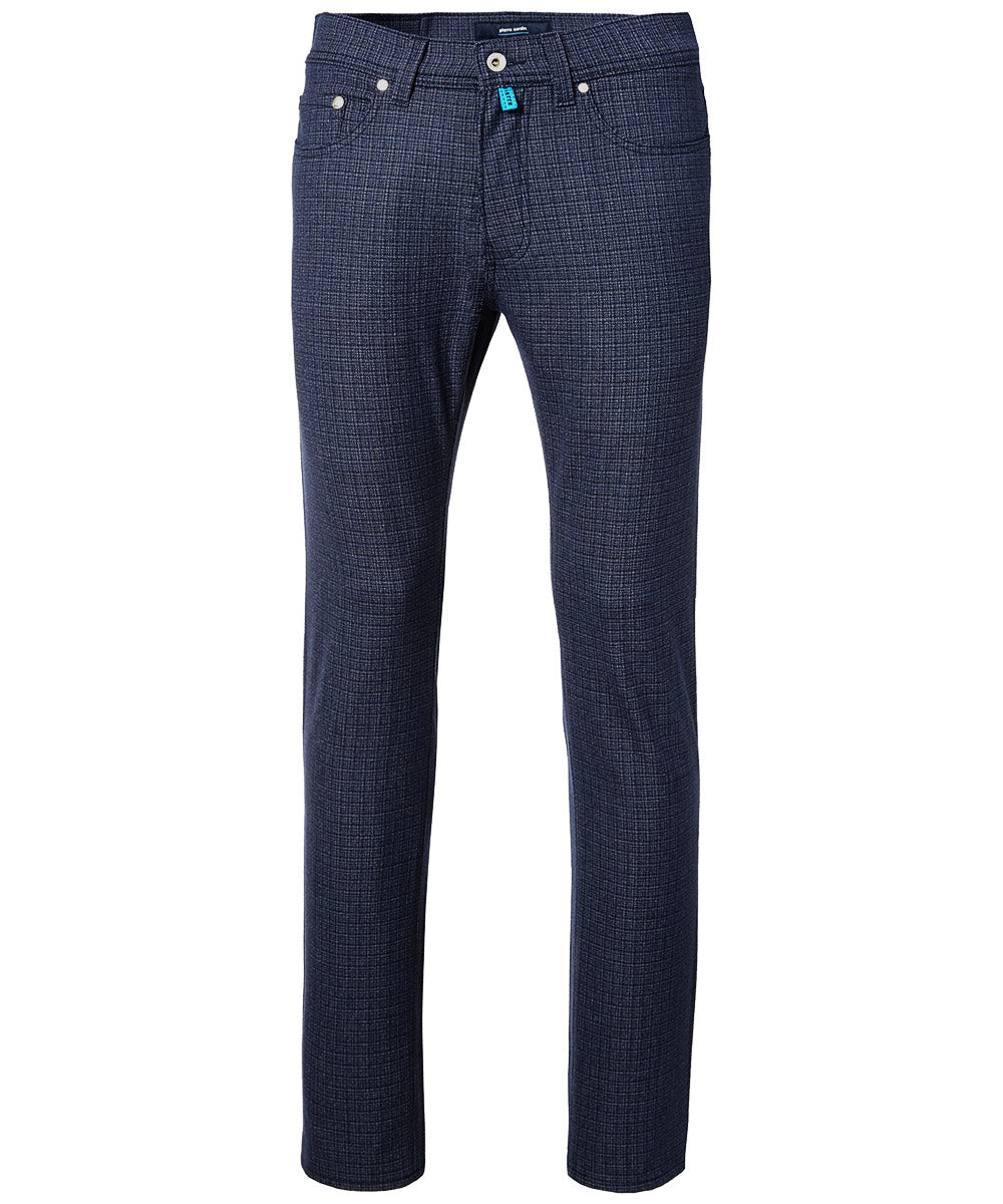 PIERRE CARDIN Lyon Five Pocket - Midnight Check Blue - 3454 4455.64