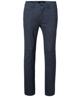 PIERRE CARDIN LYON Chino - Midnight Navy Herringbone - 33747 4816.65