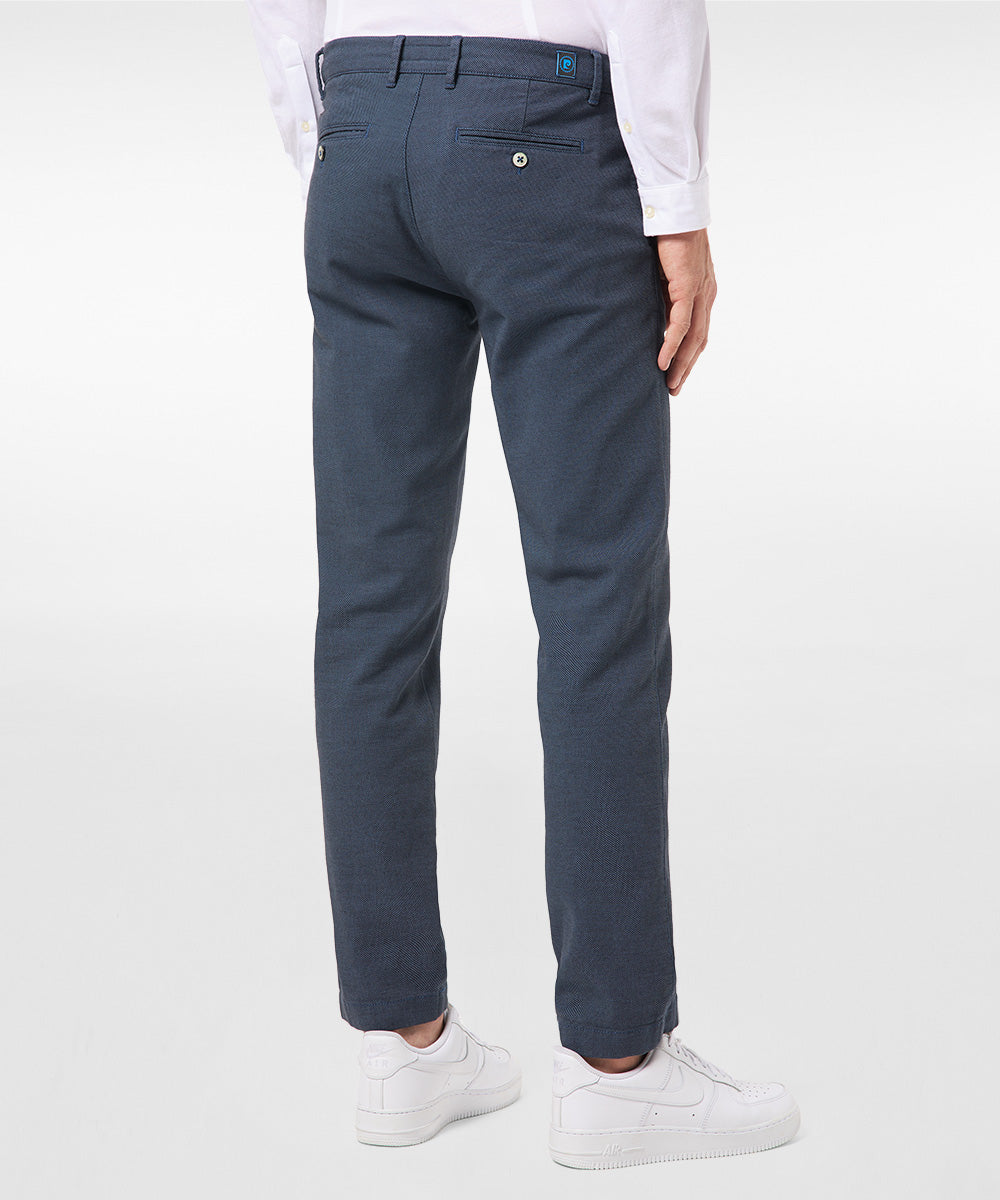 PIERRE CARDIN Lyon Chino - Ocean Slate Blue - 33757 4000.65 von Pierre Cardin