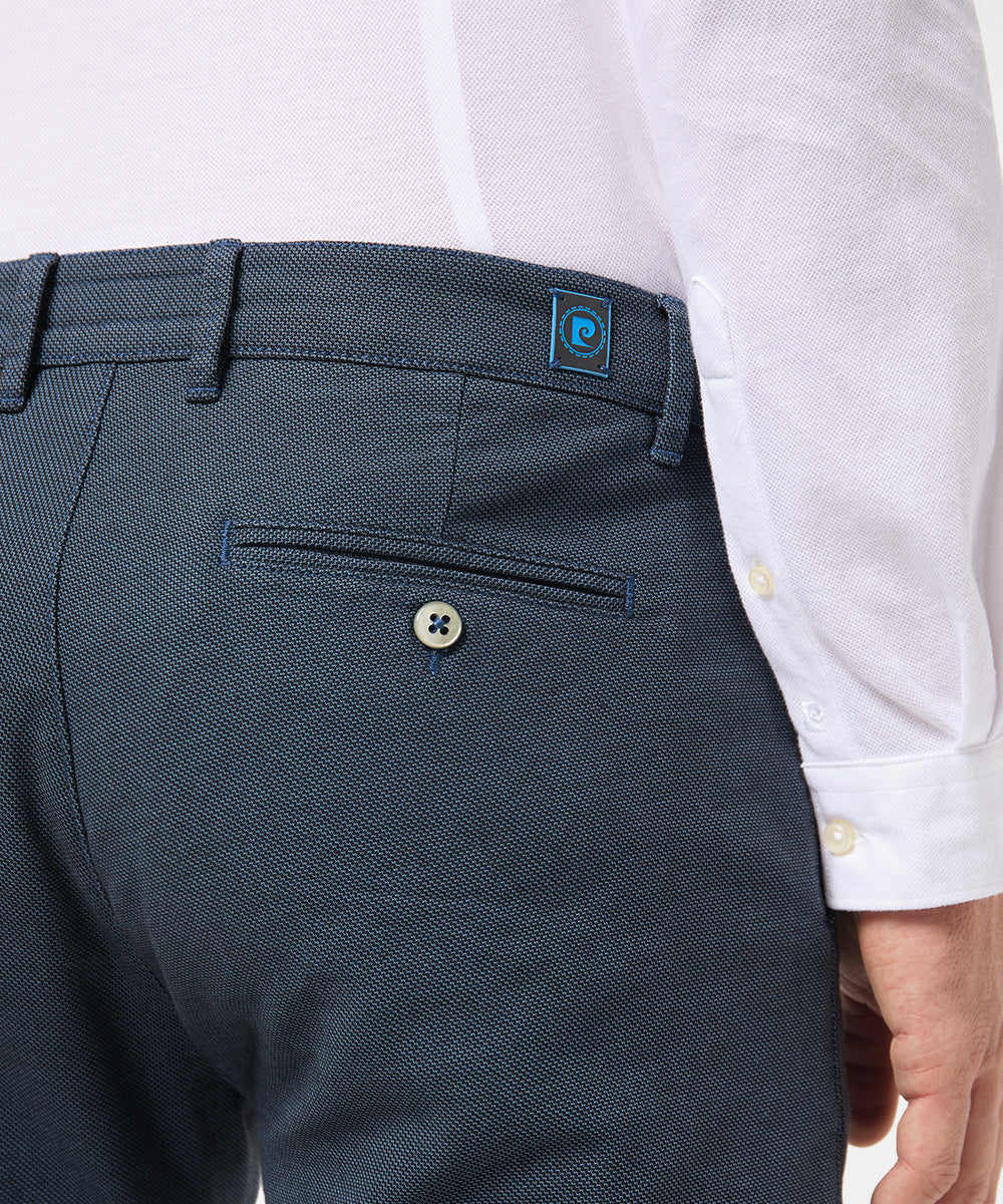 PIERRE CARDIN Lyon Chino - Ocean Slate Blue - 33757 4000.65 von Pierre Cardin