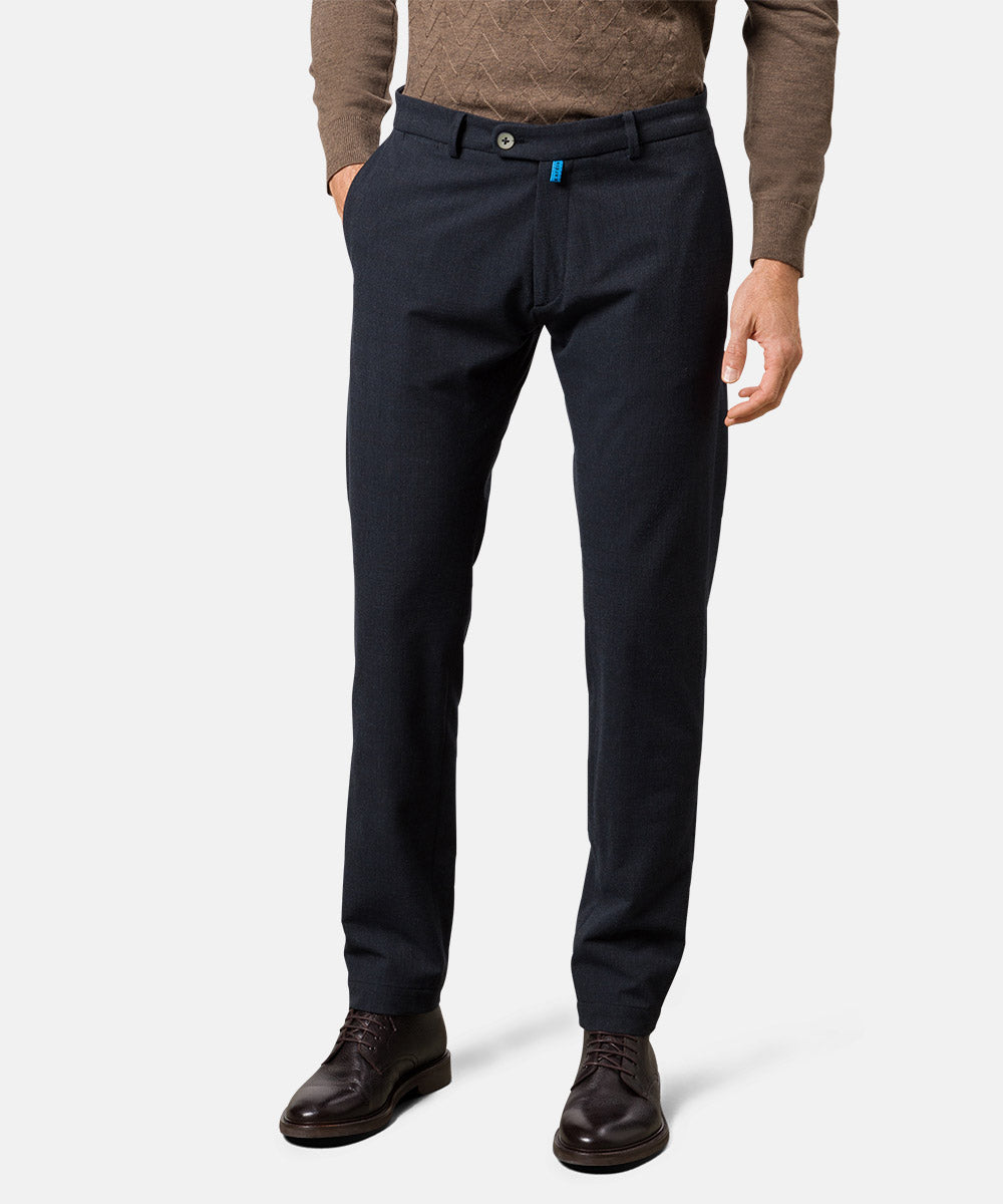 PIERRE CARDIN Antibes Chino - Midnight Herringbone Blue - 3365 4466.68