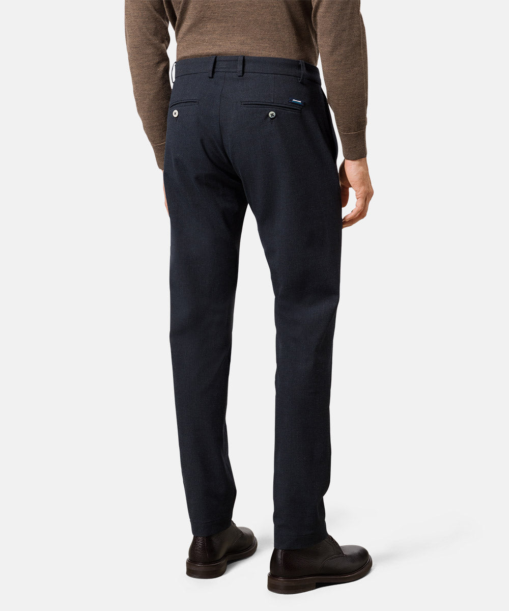 PIERRE CARDIN Antibes Chino - Midnight Herringbone Blue - 3365 4466.68 von Pierre Cardin
