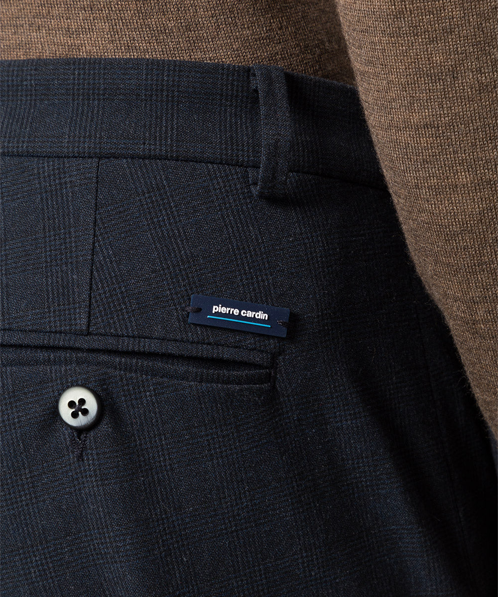 PIERRE CARDIN Antibes Chino - Midnight Herringbone Blue - 3365 4466.68 von Pierre Cardin