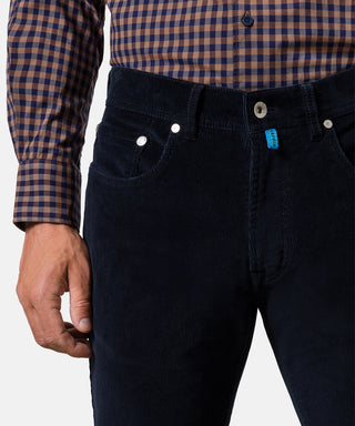 PIERRE CARDIN LYON Cordhose - Night Navy Pinstripe - 30947 777.69