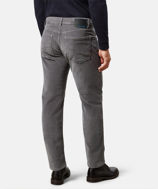 PIERRE CARDIN LYON Cordhose - Smoky Slate Grey - 30947 777.81