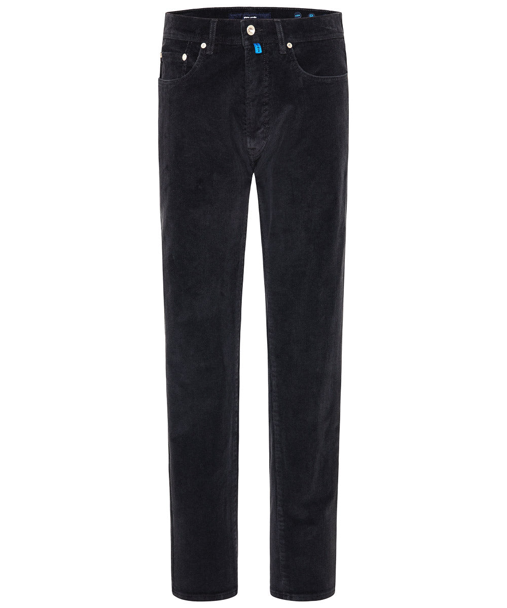 PIERRE CARDIN LYON Cord Hose - Midnight Charcoal Blue - 30947 777.84