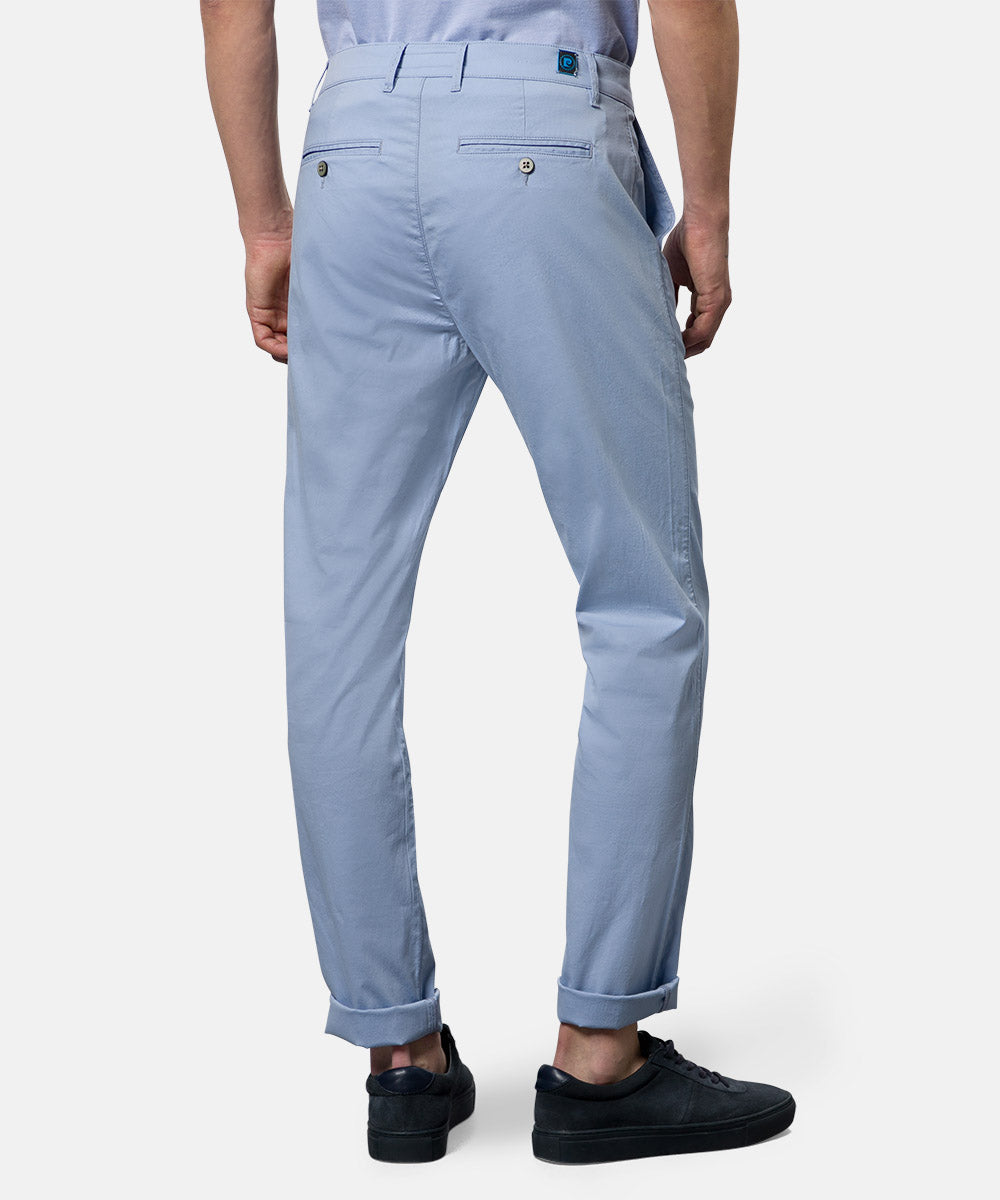PIERRE CARDIN Lyon Chino - Misty Sky Blue - 33757 4002.6115 von Pierre Cardin